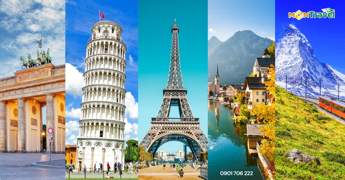 Tour châu Âu ĐỨC - ÁO - ITALIA - THUỴ SỸ - PHÁP 11N10Đ